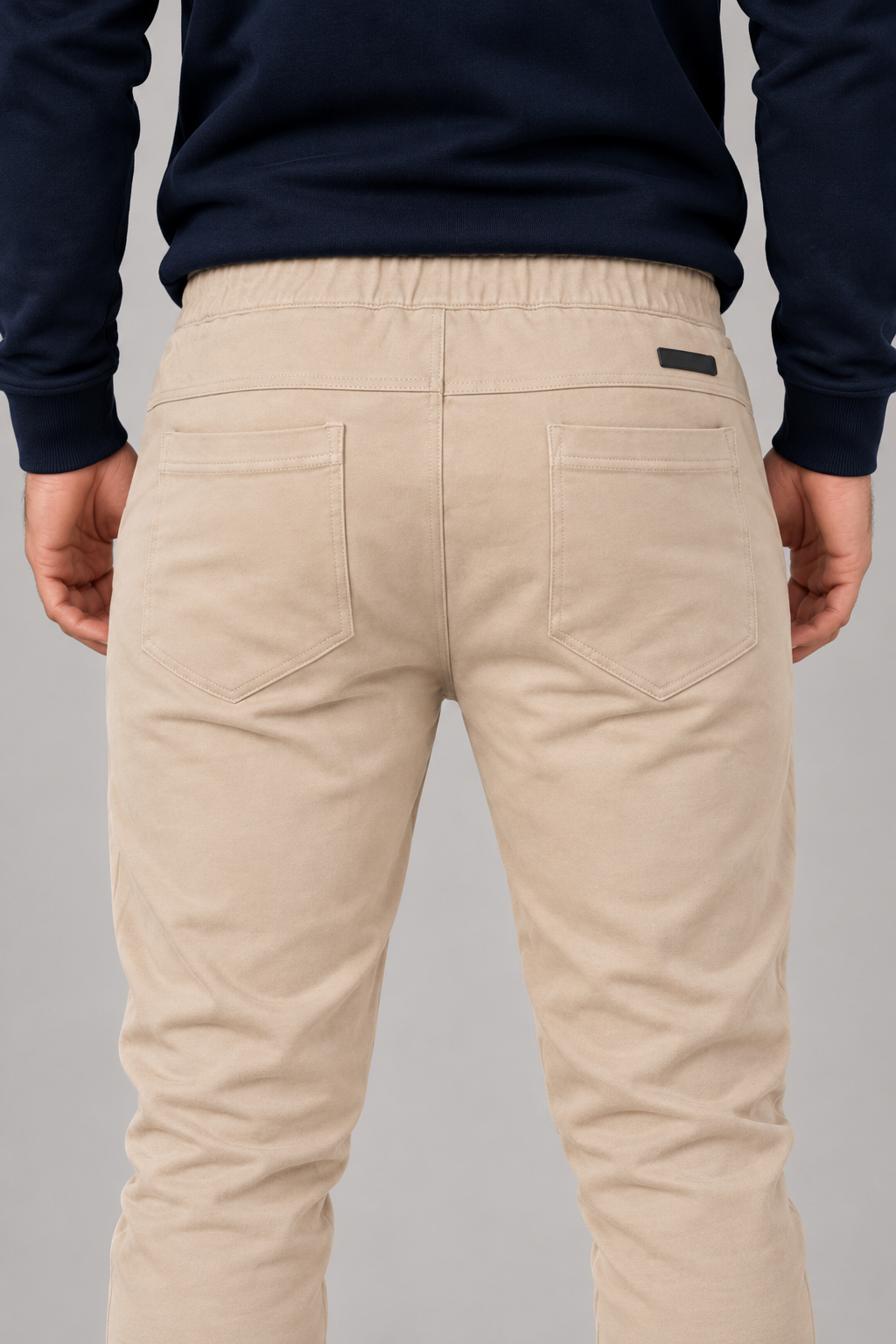 JOGGER EN BURDA BASICO BEIGE