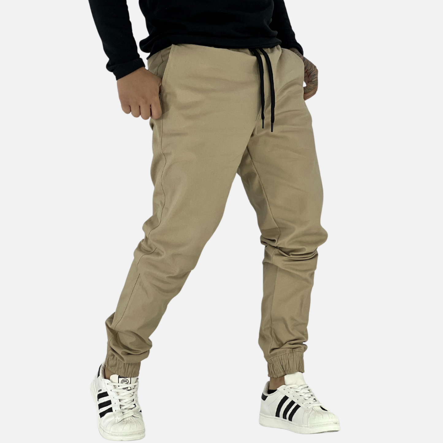 Jogger Drill Básico Caqui