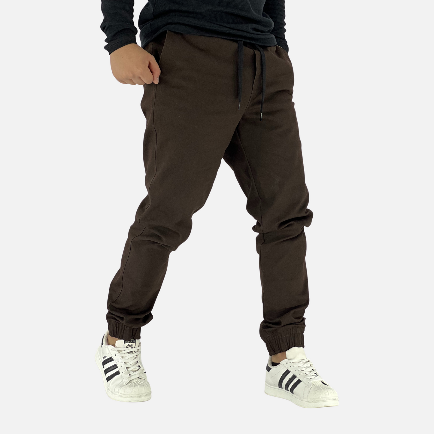 Jogger Drill Básico Café