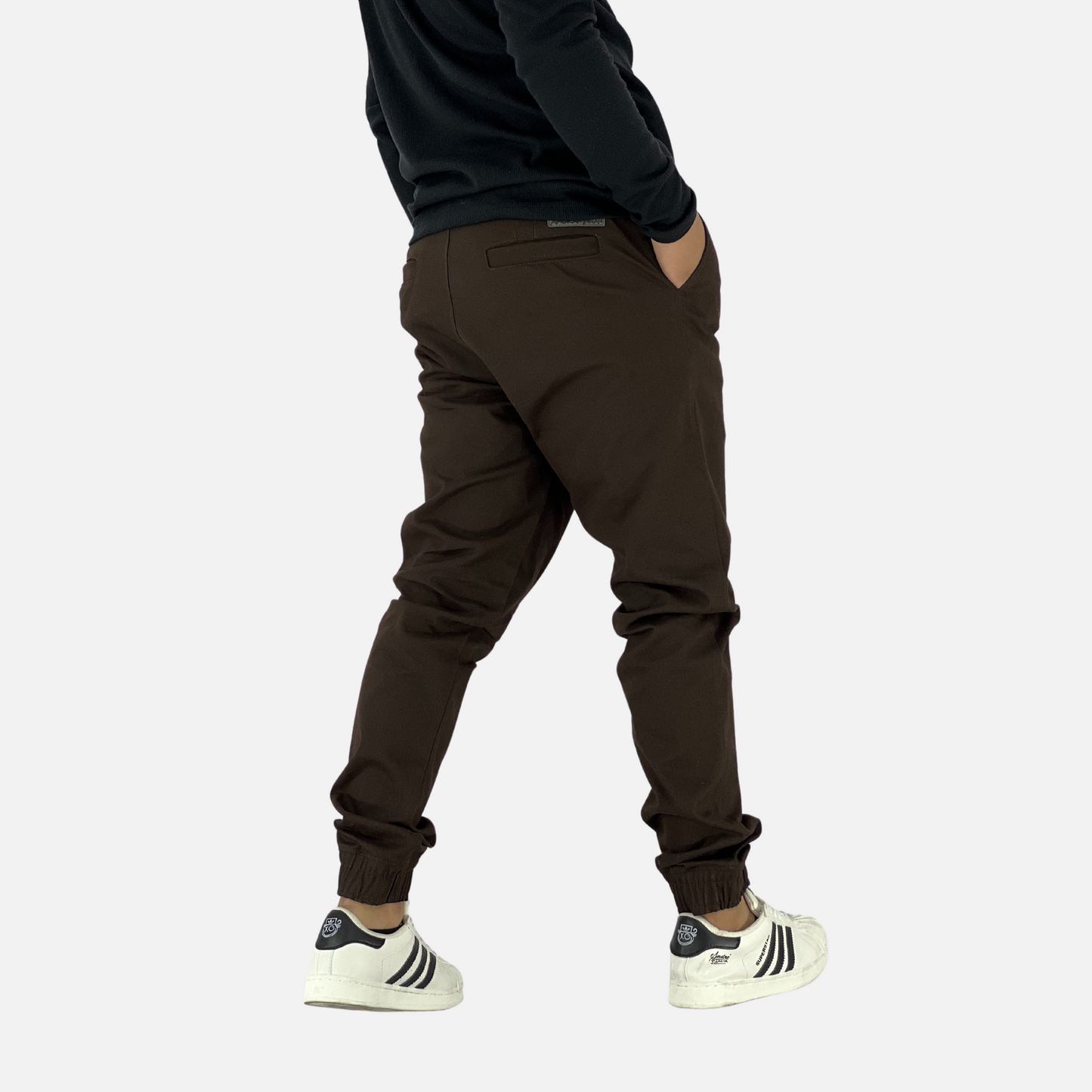 Jogger Drill Básico Café