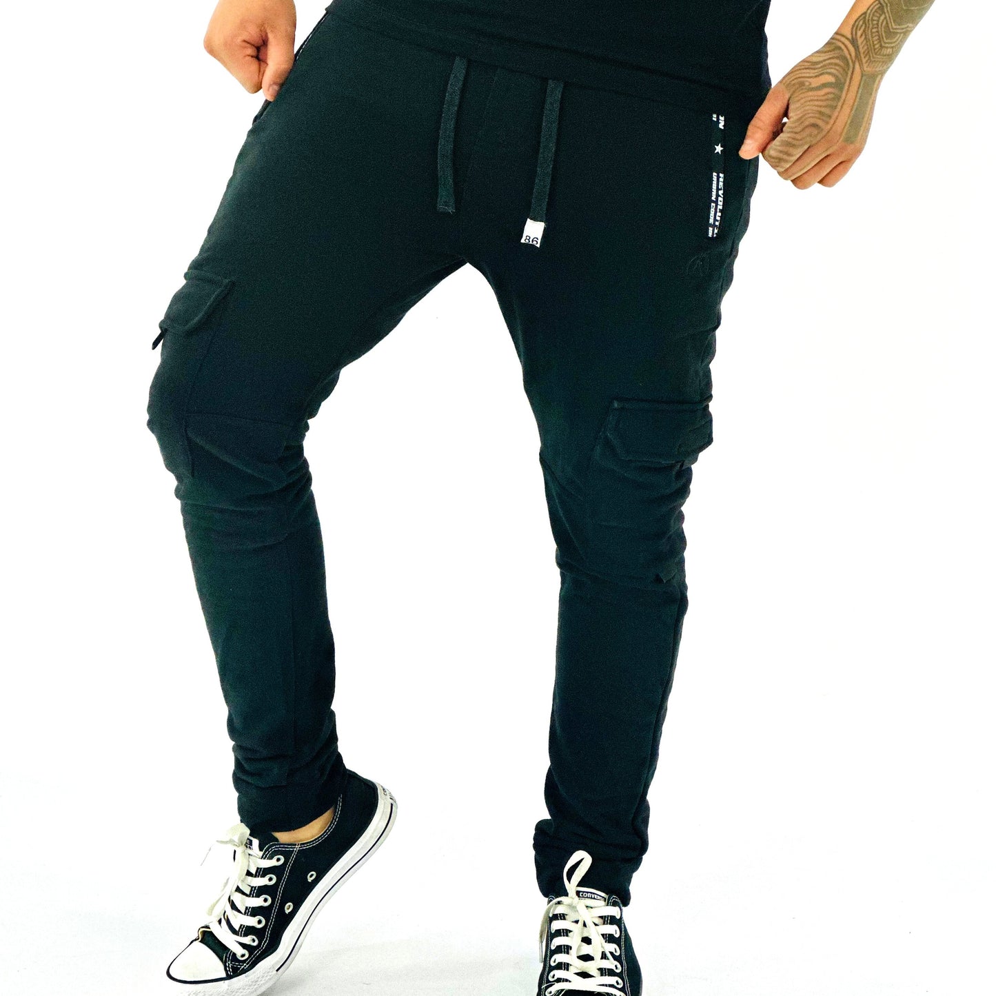 Jogger Cargo - Negro