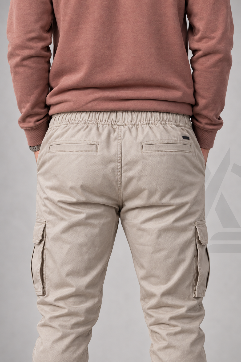 JOGGER EN DRILL - ESTILO CARGO