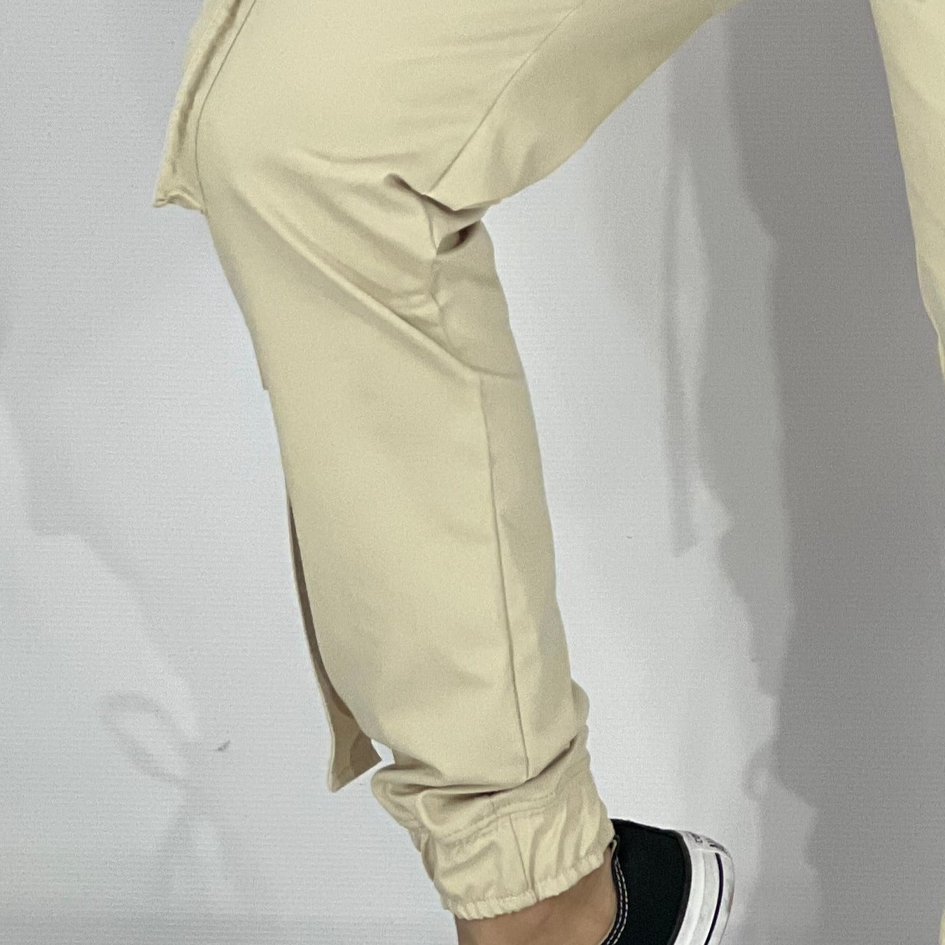 Pantalón Cargo correas - BEIGE