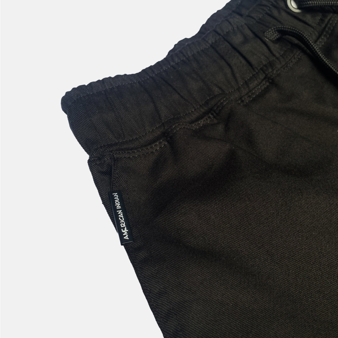 Pantalón Cargo Basic - NEGRO