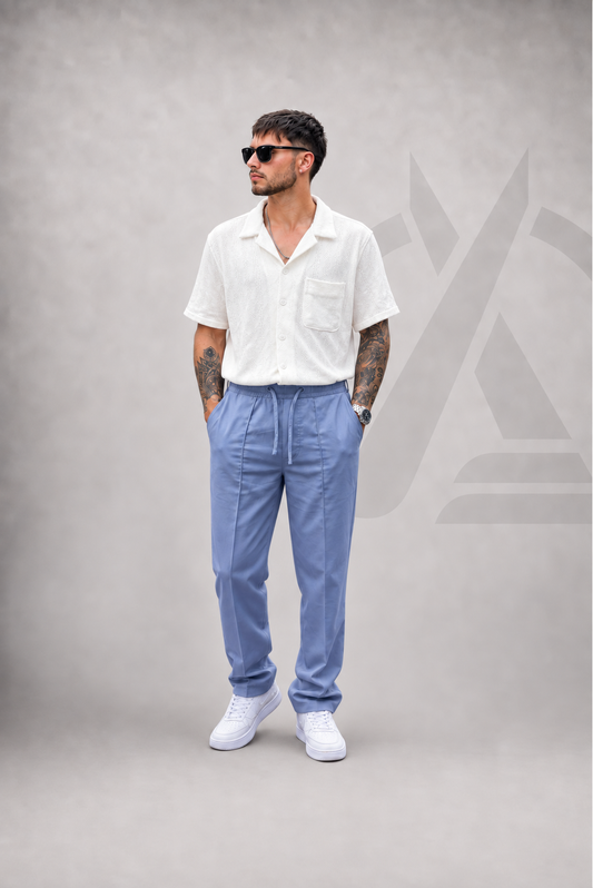 PANTALON EN LINO - ESTILO JOGGER