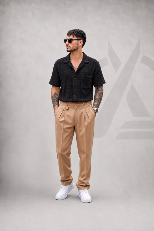 CAMISA EN ALGODON - TEJIDA