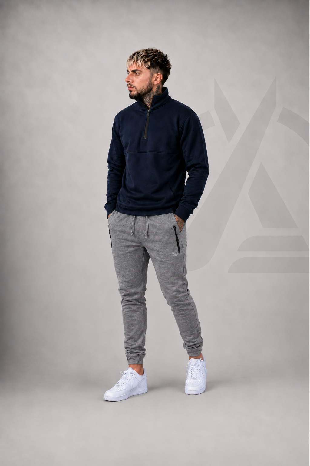 JOGGER EN BURDA BASICO GRIS OCURO