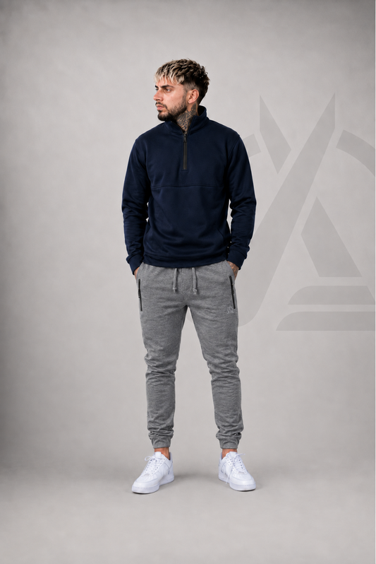 JOGGER EN BURDA BASICO GRIS OCURO