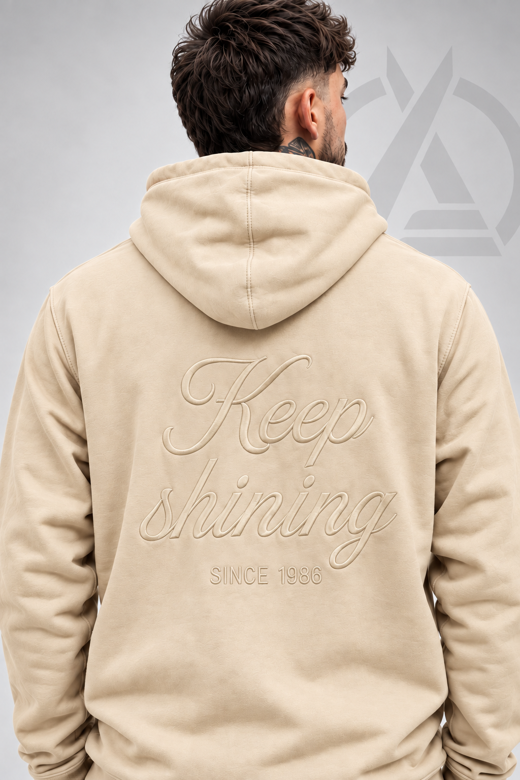 BUSO CAPOTERO - BEIGE BORDADO