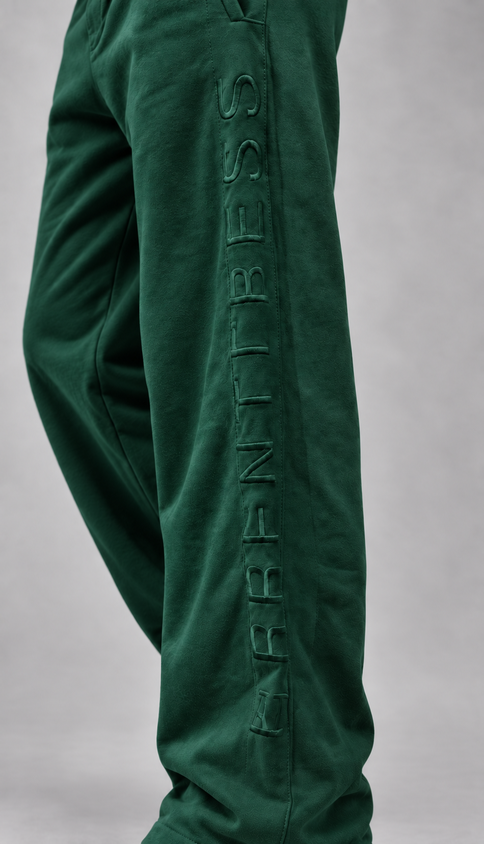 JOGGER EN ALGODON PERCHADO - BAGGY