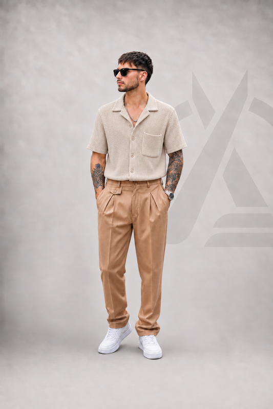 CAMISA EN ALGODON - TEJIDA